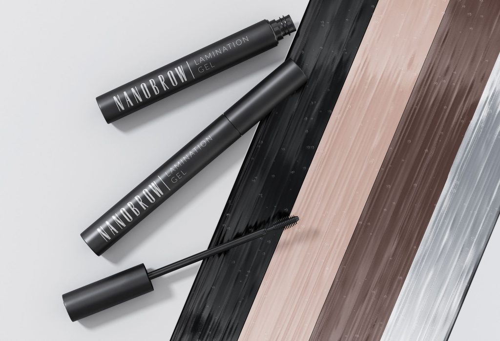 Firele de păr din zona sprâncenelor fixate! Nanobrow Lamination Gel