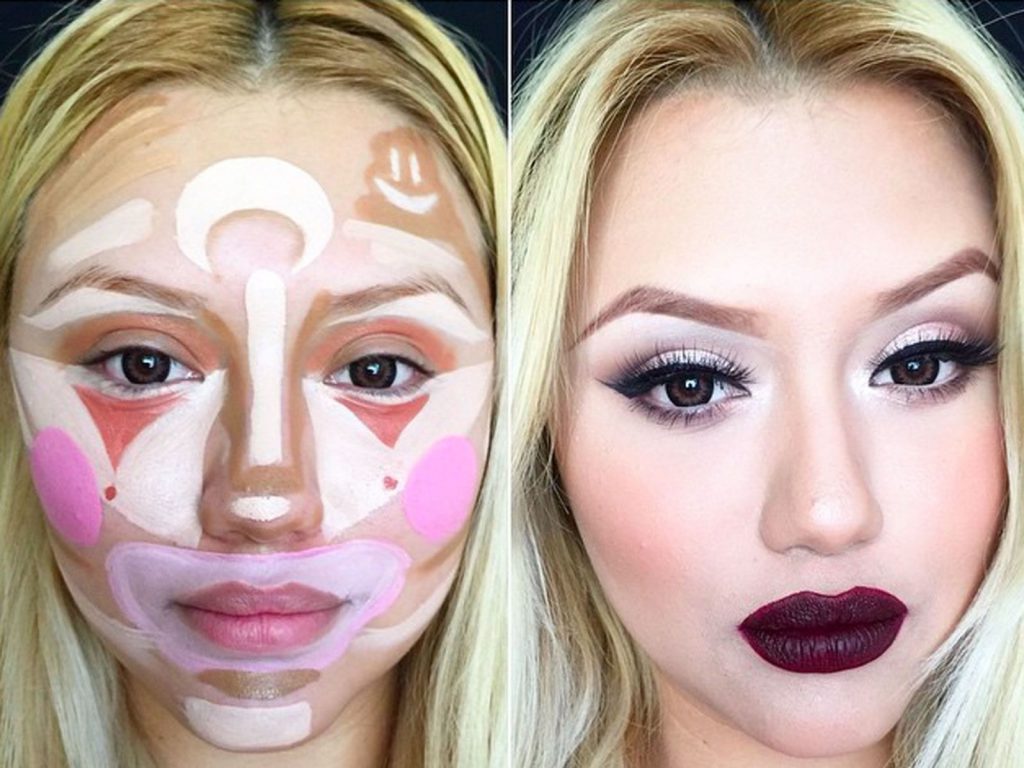 Noua modă cosmetică – tehnica conturării clovn.